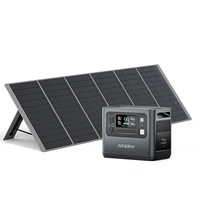 [EU Direct] Aferiy P110-D 1200W 960Wh LiFePO4 Portable Power Station + 1*400W Solar Panel S400A1 UPS Pure Sine Wave Camp