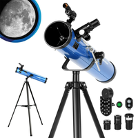 [EU Direct] Aomekie 700/76 210X Reflector Telescope Professional Astronomical Telescope with Bluetooth Controller,  with