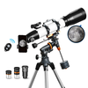 [EU Direct] AOMEKIE A02022 650x90mm Astronomical Telescope for Adults EQ Mount with Tripod Phone Adapter Watching Telesc