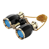 [EU Direct] AOMEKIE A03057R 4X30 Dual Tube HD Telescope Popular Mini Metal Handheld Drama Mirror Portable Retro Stage Dr