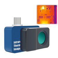 EU Direct AV TOOLTOP T7 T7S+ T7pro Dual-Lens Thermal Imager with Visible Light Fusion,  256x192 IR & 640x480 Camera
