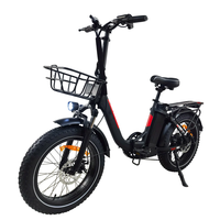 [EU DIRECT] BAOLUJIE DZ-2030 Electric Bike 48V 13AH Battery 500W Motor 20*4.0inch Tires 35-45KM Mileage Range 150KG Max