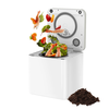 [EU Direct] BEECO Electric Kitchen Composter 3.3L with Auto Cleaning Odorless Composting Year-Round One-Touch Turn Food