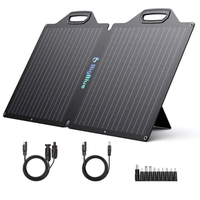 [EU Direct] Bigblue 100W ETFE Foldable Solar Panel With Kickstands 23.5% Energy Conversion Rate IP65 Waterproof Solar Pa