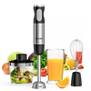 [EU Direct] BioloMix 1000W Hand Stick Blender 4-in-1 with Chopper Whisk 500ml Meat Grinder 600ml Smoothie Cup - Immersio