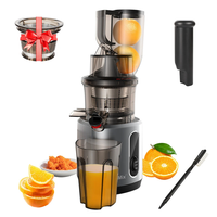 [EU Direct] BioloMix Cold Press Juicer with 75mm Feed Tube 200W 40-65RPM Powerful Motor Slow Masticating Juice Extractor