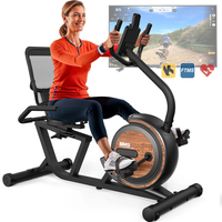 [EU Direct] Bominfit BM5 Magnetic Recumbent Exercise Bike - Ultra-Quiet 4KG Flywheel,  Perfect Gift for Seniors & Rehab, 1