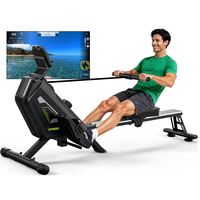 [EU Direct] Bominfit MC-R200 Magnetic Rowing Machine - Ultra-quiet Flywheels,  16 Levels,  Ergonomic Seat,  160KG Capacity