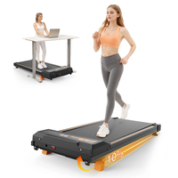 [EU Direct] Bominfit Q29-3 2.5HP 2 in 1 Desk Treadmill - 6km/h Speed 10% Incline LED Display 120KG Load Ultra-Qu