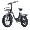 [EU Direct] BURCHDA R8S PRO Electric Bike 48V 15Ah Battery 800W Motor 20*4.0inch Tires 50-60KM Max Mileage 180KG Max Loa