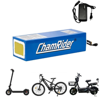 [EU Direct] Chamrider PVC 36V 13Ah 468Wh Universal Electric Bike Battery Pack - Powered by Premium 2600mAh 18650 Li-ion