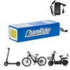 [EU Direct] Chamrider PVC 48V 13Ah 624Wh Universal Electric Bike Battery Pack 2600mAh Li-ion 18650 30A BMS Protection Bo