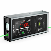 EU Direct CIGMAN CD-60G Dual Green Laser Measurement Tool with Bilateral Technology Range 120M High Accuracy Multiple Mo