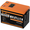 [EU Direct] Cloudenergy 25.6V 100Ah LiFePO4 Battery Pack LCD Screen Bluetooth Connect,  2560Wh Energy,  6000+ Cycles,  Buil
