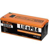 [EU Direct] Cloudenergy 25.6V 300Ah LiFePO4 Battery Pack with LCD Screen Bluetoth Function,  7680Wh Energy,  6000+ Cycles, 