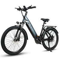 [EU DIRECT] CMACEHWEEL L26 Electric Bike 48V 17AH 500W Motor 26inch 60-100KM Max Mileage 110KG Max Load Electric Bicycle