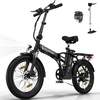 [EU DIRECT] COLORWAY BK11MS Electric Bike 36V 12Ah Battery 250W Motor 20inches Tires 35-90KM Max Mileage 120KG Max Load