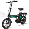 [EU DIRECT] COLORWAY BK5 Electric Bike 36V 8.4Ah Battery 250W Motor 16inches Tires 35-70KM Max Mileage 100KG Max Load Fo