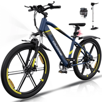 [EU DIRECT] COLORWAY BK7S-CW Electric Bike 36V 12AH Battery 250W Motor 26inch Tires 35-90KM Max Mileage 120KG Max Load E