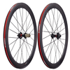[EU Direct] CSC 700C Carbon Bicycle Wheelset Disc Brake 6 Bolt Center Lock Hub 38/50mm Clincher Tubular Tubeless Cyclocr