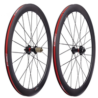[EU Direct] CSC 700C Carbon Bicycle Wheelset Disc Brake 6 Bolt Center Lock Hub 38/50mm Clincher Tubular Tubeless Cyclocr