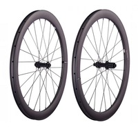 [EU Direct] CSC 700C Full Carbon Bicycle Wheelset Disc Brake 54T Ratchet Center Lock Hub 25 Width 38mm Clincher Tubular