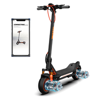 [EU DIRECT] CUNFONRZ1000 Electric Scooter 48V 24Ah Battery 1200W*2 Dual Motors Recommended Top Speed 25KM/H 10.5inch T