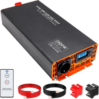 [EU Direct] DATOUBOSS Inverter 24V to 230 V 2000W/4000W Peak Pure Sine Wave Voltage Converter Power Inverter with LCD Sc