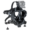 [EU Direct] DIDEEP Diving Face Scuba Cover with Camera Mount,  180° View Panoramic Full Face Diving Cover,  Anti-Fog & Ant