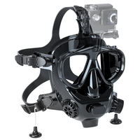 [EU Direct] DIDEEP Diving Face Scuba Cover with Camera Mount,  180° View Panoramic Full Face Diving Cover,  Anti-Fog & Ant
