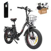 [EU DIRECT] DRVETION CT20 Electric Bike 48V 20AH*2 Dual SamsungBatteries 750W Motor 20*4.0inch Fat Tires Folding Electri