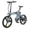 [EU Direct] DYU T1 Electric Bike 36V 10Ah Battery 250W Motor 20inch Tires 25KM/HTop Speed 120KG Max Load Mechanical Du