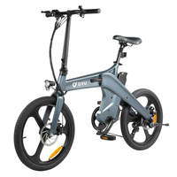[EU Direct] DYU T1 Electric Bike 36V 10Ah Battery 250W Motor 20inch Tires 25KM/HTop Speed 120KG Max Load Mechanical Du