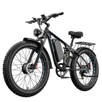 [EU DIRECT] E·BYCCO EB7 Pro Electric Bike 52V 23AH Battery 1000W*2 Dual Motors 26inch Tires 80-130KM Max Mileage 150KG M