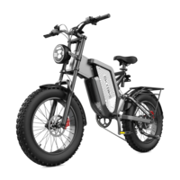 [EU DIRECT] EKX X20 Electric Bike 48V 35AH Battery 2000W Motor 20*4.0inch Tires SpokeWheel 120KM Max Mileage 150KG Max L