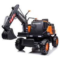 [EU DIRECT] ELJET Electronic Licensed 12V 10A Excavator Children Ride On Car 8km/h Speed Dual 35W Motor Children Electri
