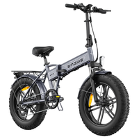 [EU DIRECT] ENGWE EP-2 Boost 48V 13AH 250W Motor Recommended Top Speed 25KM/H 20 Inch Electric Bicycle 120KM Mileage Ran