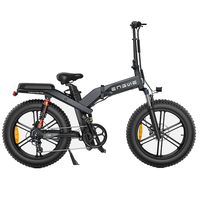 [EU DIRECT] ENGWE X20 Electric Bike 48V 14.4AH+7.8AH 750W Electric Bike 20 Inch 76-114KM Mileage Range Max Load 150KG El