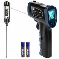 EU Direct ERICKHILL ROOK600 SP Infrared Thermometer with Adjustable Emissivity Temperature Alarm Wide Range -58°F~752°F