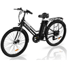 [EU Direct] EVERCROSS EK8S Electric Bike 36V 12AH Battery 250W Motor 26inch Tires 35-90KM Max Mileage 120KG Max Load Ele