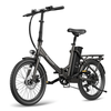 [EU DIRECT] FAFREES F20 Lasting Electric Bike 36V 18.2AH Battery 250W Motor 20inch Tires 90-120KM Max Mileage 120KG Max