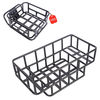 [EU Direct] FAFREES F20 Mate Enlarged Rear Basket 84*43*32CM + Front Rack Basket 39*30*17CM