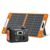 [EU Direct] FlashFish E200 200W 40800mAh Portable Power Station with 1Pc 18V 60W Foldable Solar Panel,  Solar Power Gener