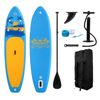 [EU Direct] FunWater 335cm Large Size Inflatable Stand Up Paddle Board Surfboard Complete Paddleboard Accessories Adjust