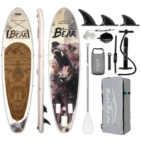 [EU Direct] FunWater 350cm Inflatable Stand Up Paddle Board Surfboard Large Size For Many Skills Complete Paddleboard Ac