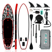 [EU Direct] FunWater Inflatable Paddle Board 12~15PSI Maximum Load 150KG Stand Up Portable Surfboard Pulp Board With Cha