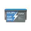 [EU Direct] GELEIPU 12V 12.8V 100Ah LiFePO4 Battery,  1280Wh Rechargeable Lithium Battery Built-in 100A BMS,  with 4000-15