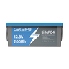 [EU Direct] GELEIPU 12V 12.8V 200Ah LiFePO4 Battery,  2560Wh Rechargeable Lithium Battery Built-in 100A BMS,  Perfect for