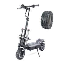 [EU DIRECT] Hal0 Knight T107 Pro Electric Scooter 60V 38.4Ah 6000W Dual Motor 11inch Foldable Electric Scooter 80km Mile
