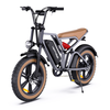 [EU DIRECT] Happyrun HR-G60 Electric Bike 48V 18AH Battery 750W Motor 20*4.0inch Tires 48-110KM Max Mileage120KG Max Loa
